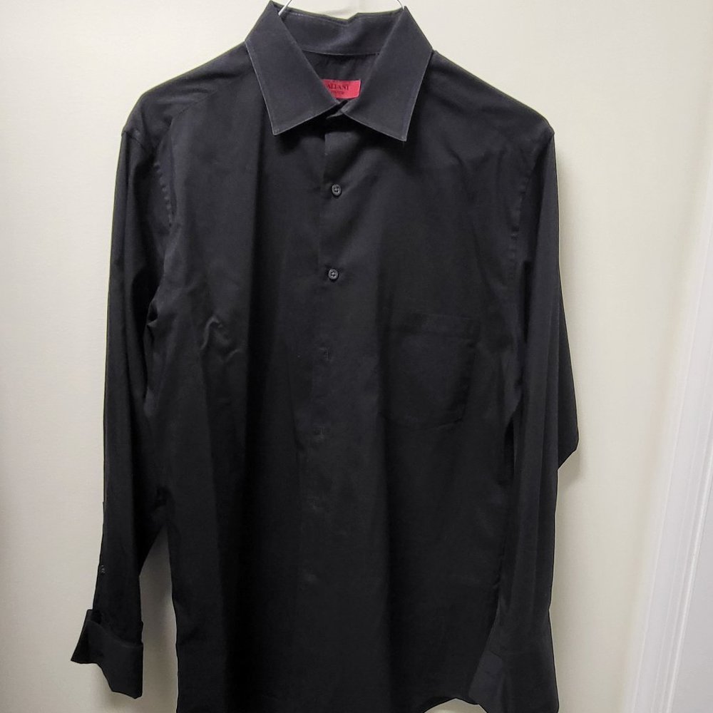 Alfani French Cuff Men's Shirt - Black